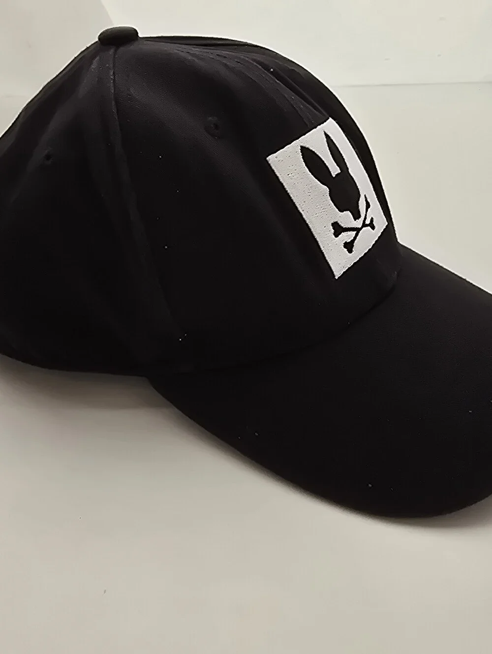 Psycho Bunny Black Logo Snapback Baseball Cap Hat One Size